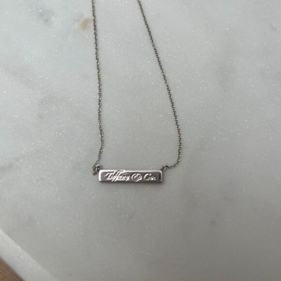 Tiffany & Co. Jewelry - Tiffany & Co Silver Notes Bar Pendant Necklace 16"